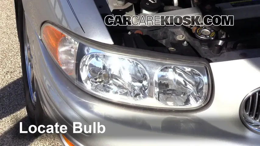 2004 Buick LeSabre Custom 3.8L V6 Luces Faro delantero (reemplazar foco)